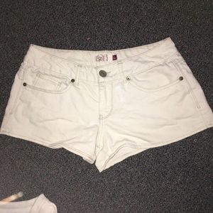 White SO Shorts